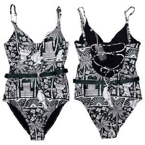 KENNY FLOWERS NWT The Medellin Underwire One Piece size M